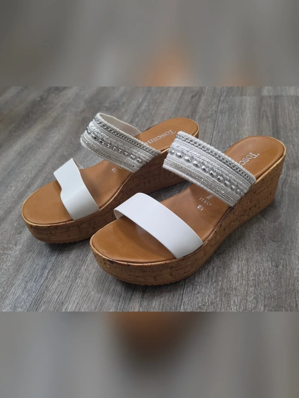 Toscanella wedge sandals-Size 8.5